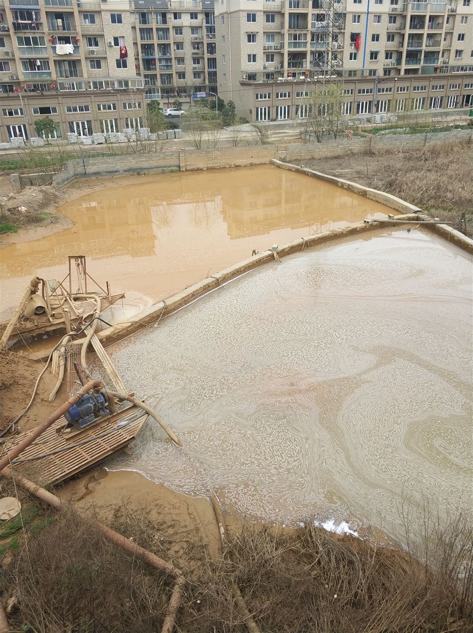米林沉淀池淤泥清理-厂区废水池淤泥清淤